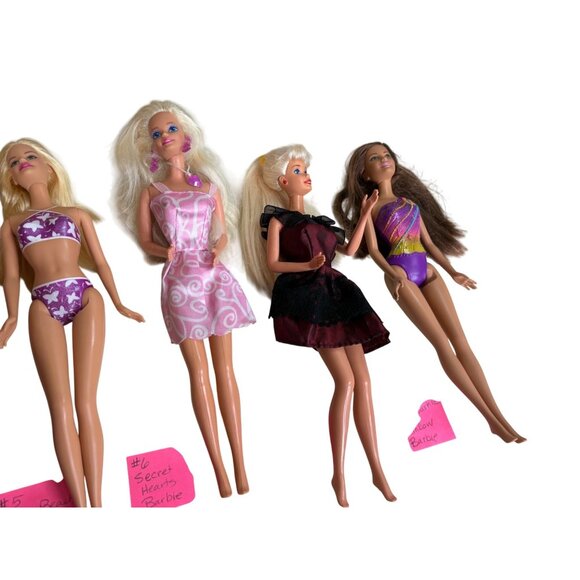 Barbies 8 Dolls & Clothes 90s-Y2K Ballet Salon Rio Palm Beach Secret COLLECTOR